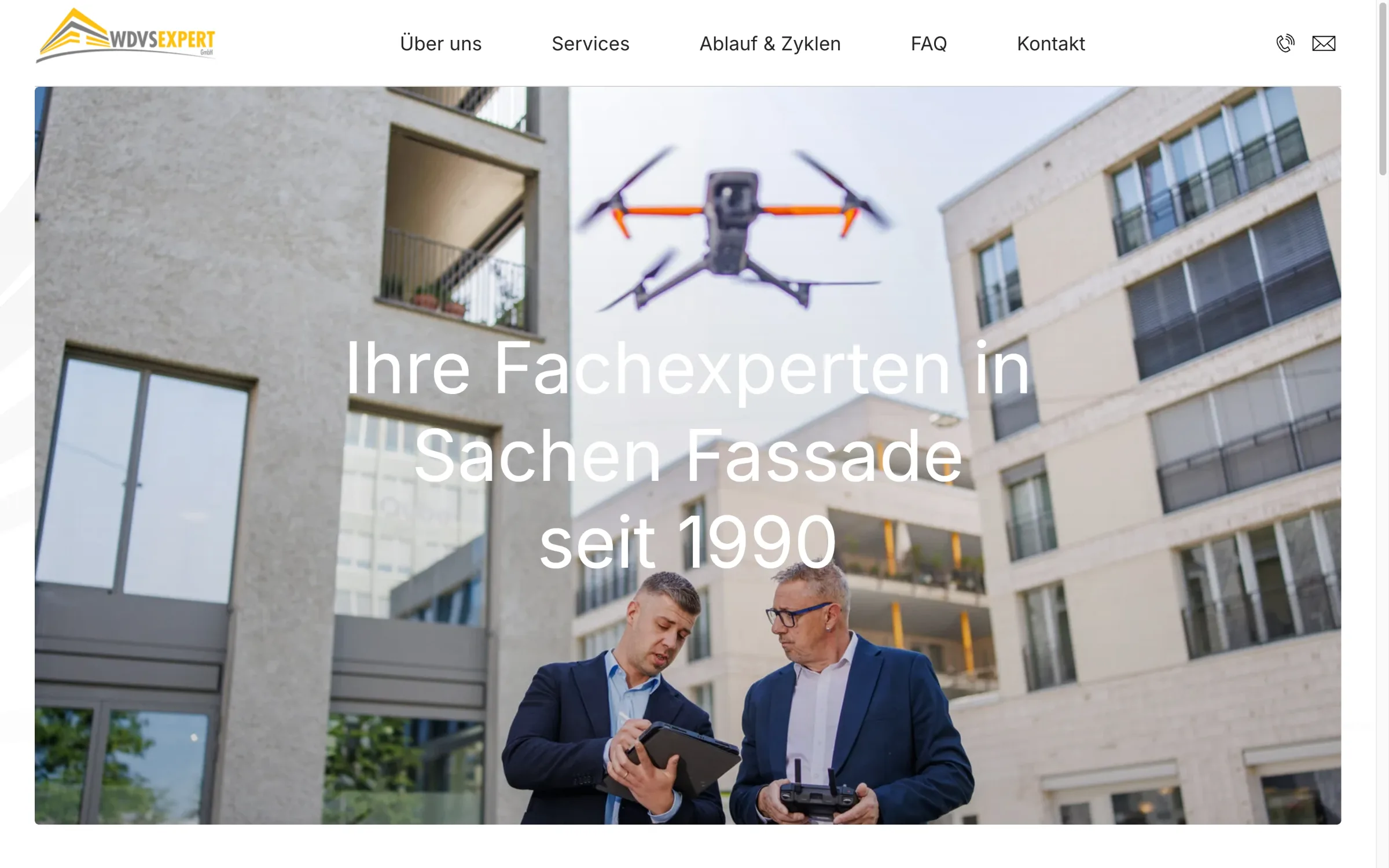Ansicht 1 der Website WDVS-Expert — Webdesign Fassadenexperten Rupperswil