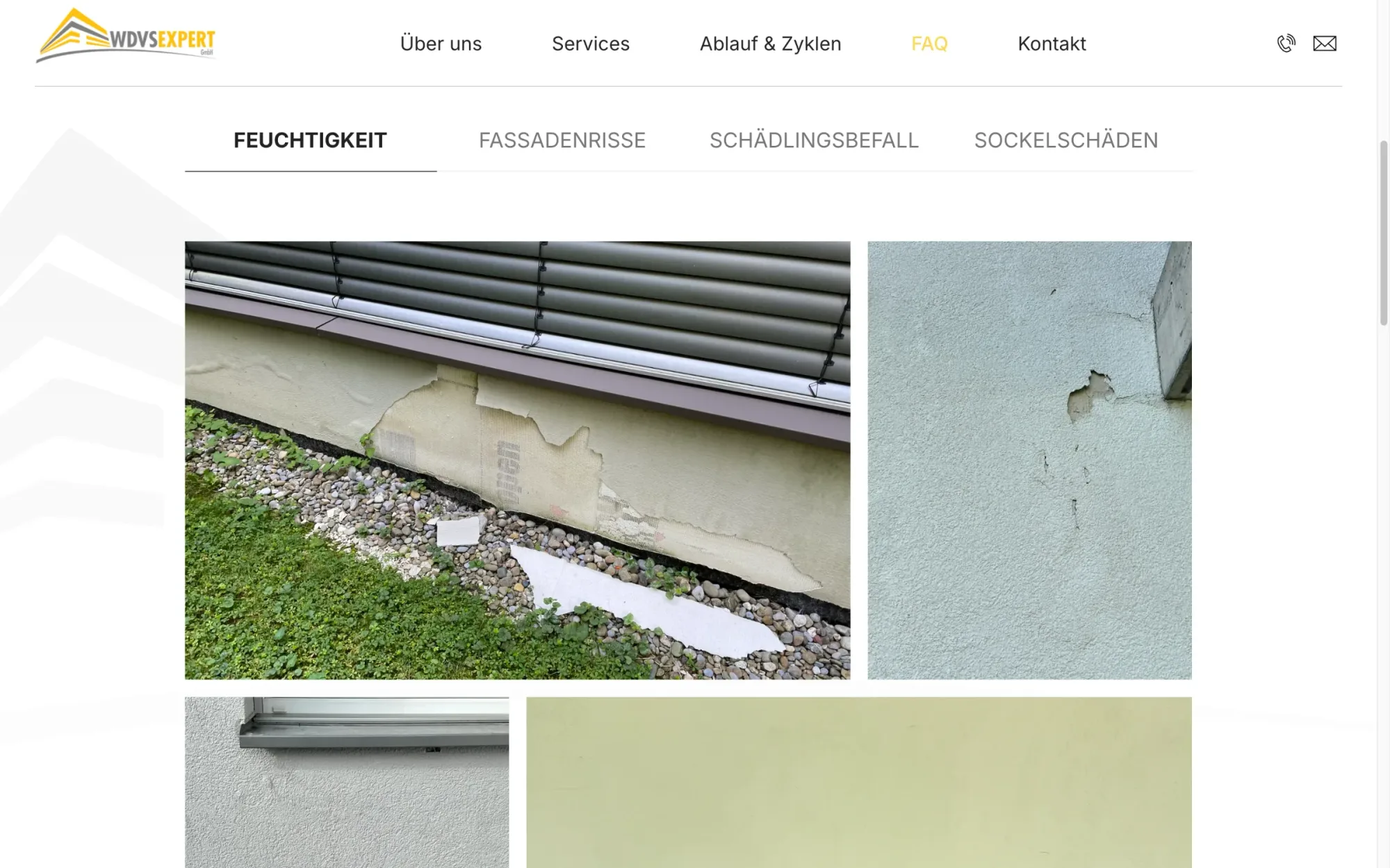 Ansicht 5 der Website WDVS-Expert — Webdesign Fassadenexperten Rupperswil